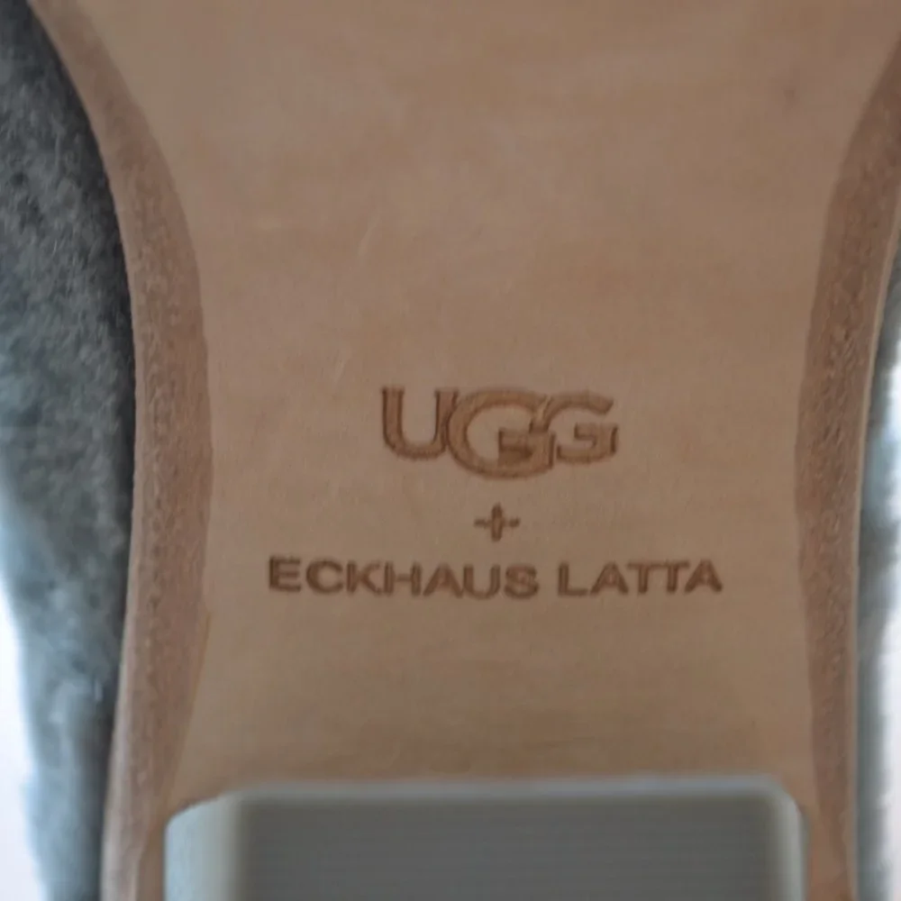 NWOT UGG x Eckhaus Latta Heel Suede Shoes